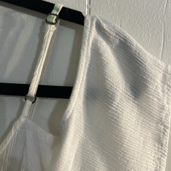 Target Crochet Off-the-Shoulder Romper - Boho, White, Flowy, Lined, Plus Size XL - Picture 8 of 8